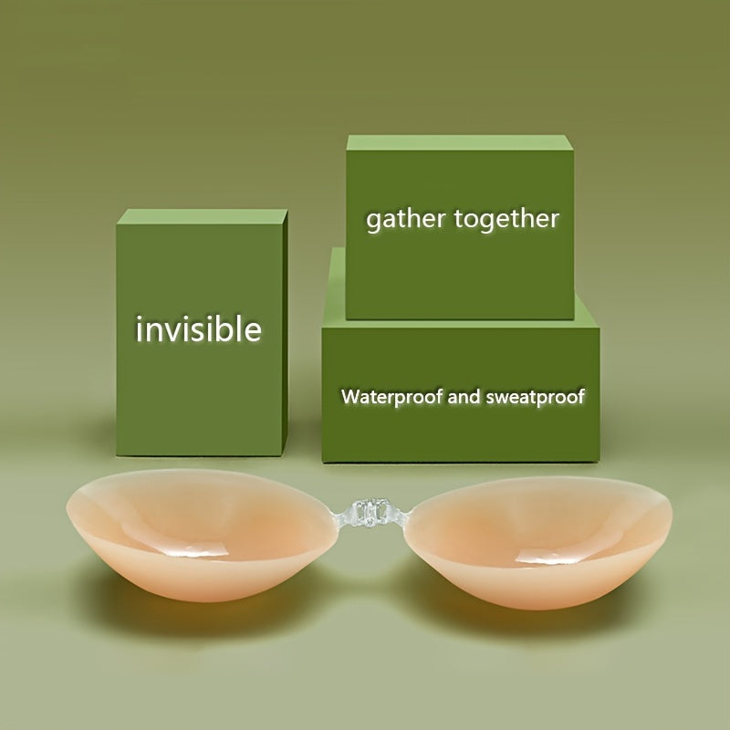 Silicone Lift Bra Strapless Push-Up Seamless Breathable Machine Washable Women