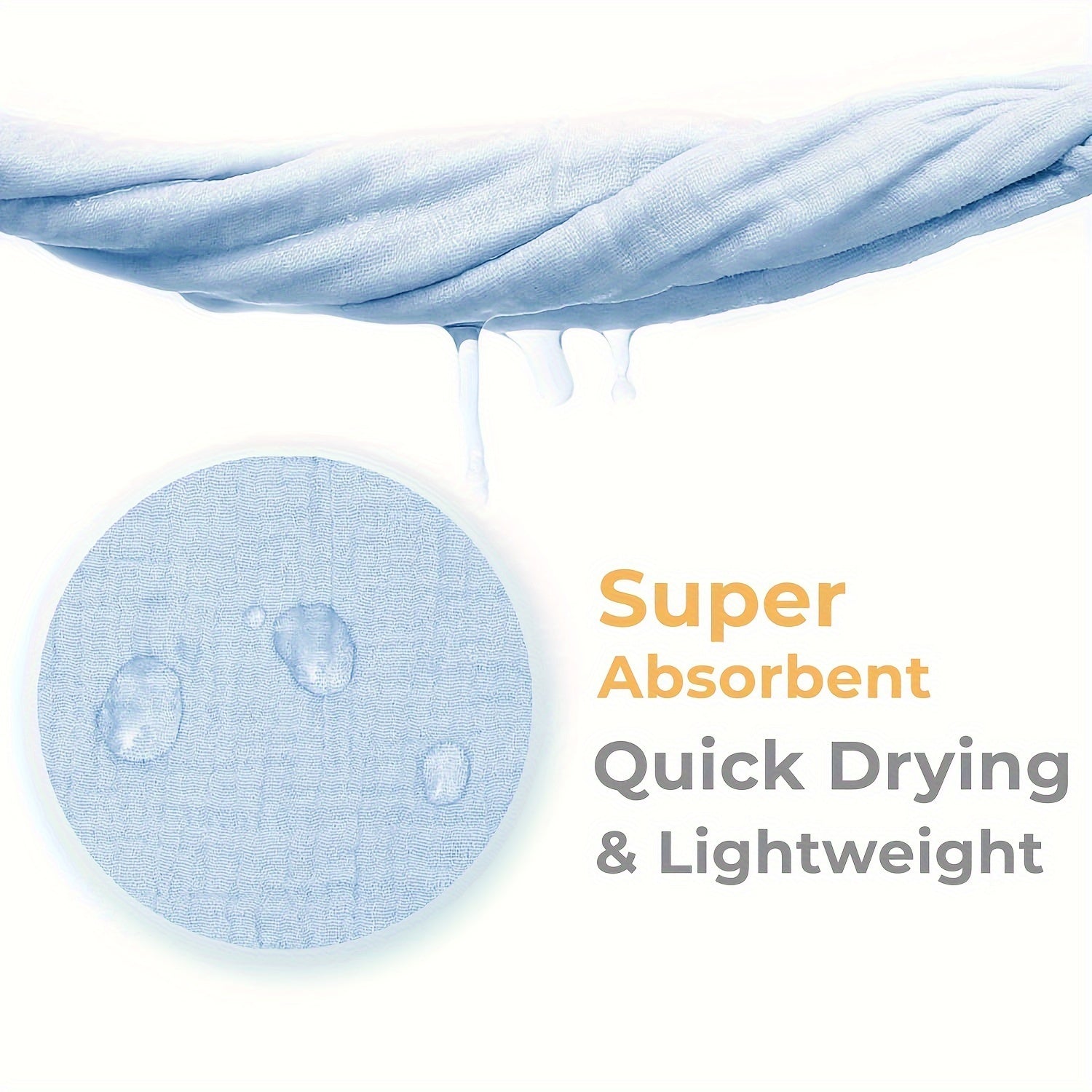 3 Pack Baby Bibs for Teething and Drooling, 4-Layer Soft Absorbent Bandana Bibs