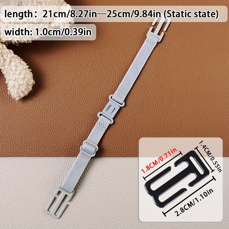 6 Pack Elastic Bra Strap Extenders Adjustable Comfort for Women's Lingerie