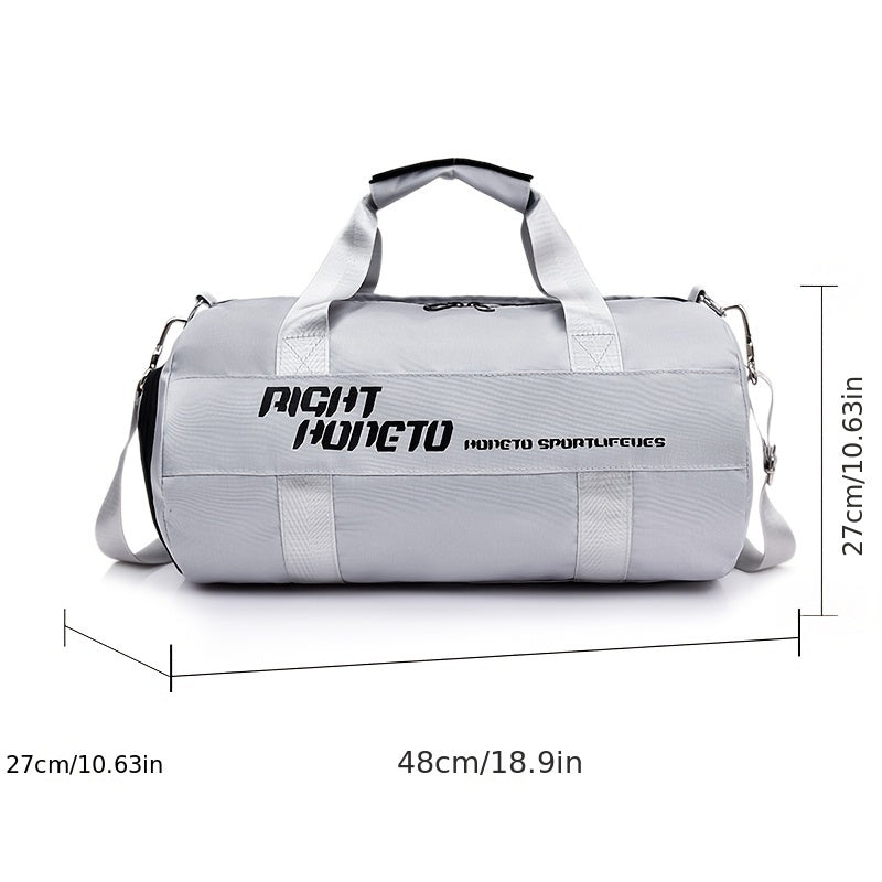 Unisex Sports Gym Bag with Wet and Dry Separation Large Capacity for Training Travel