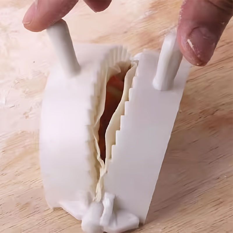 Set of 3 Plastic Dumpling Molds for Homemade Dumplings Pies Pastries