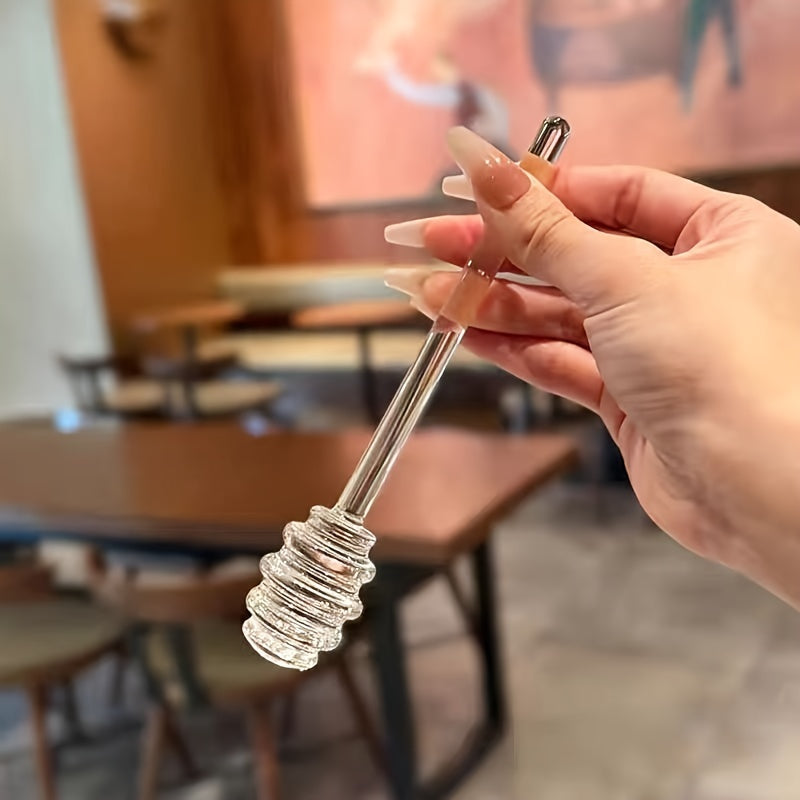 Animal-Themed Glass Honey Jar with Lid for Kitchen and Dining