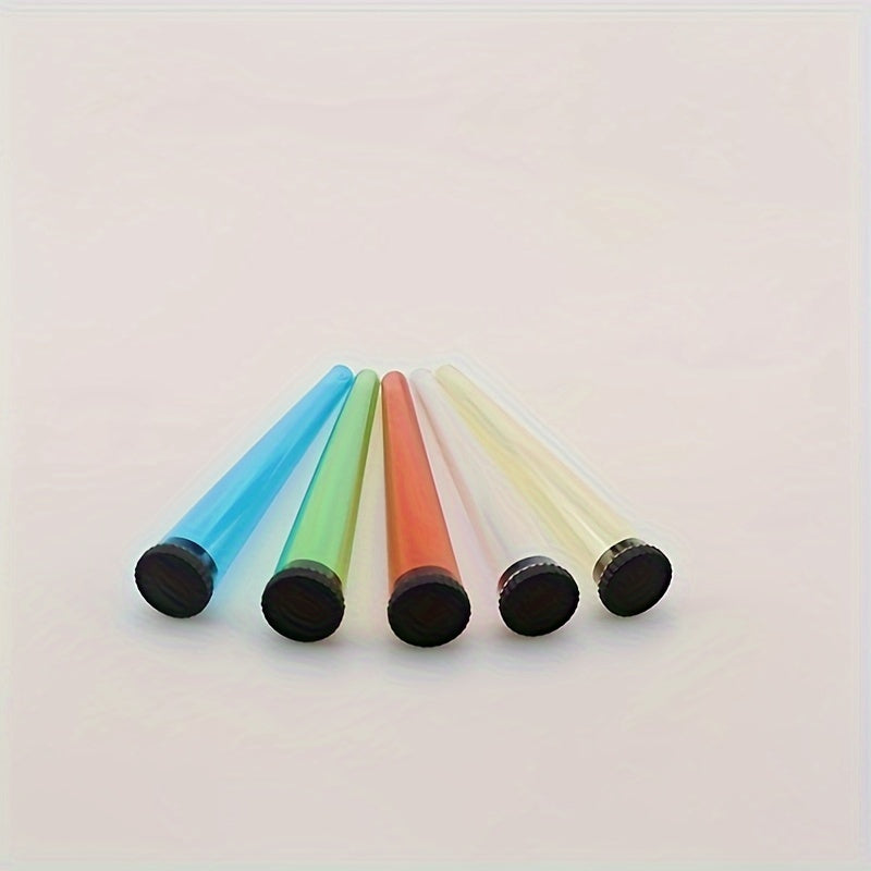 5Pcs Portable Plastic Cigarette Storage Tubes Multicolor Joint Tubes
