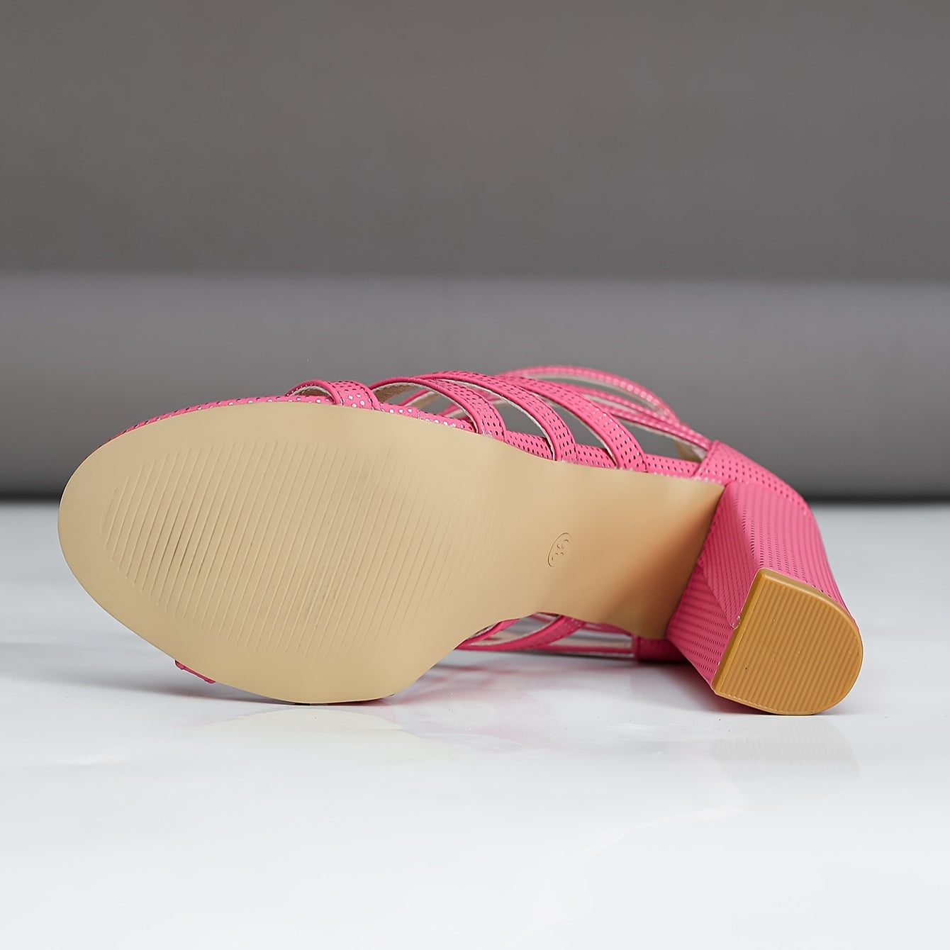 Women's Summer High Heel Shoes with Crystals Peep Toe Synthetic