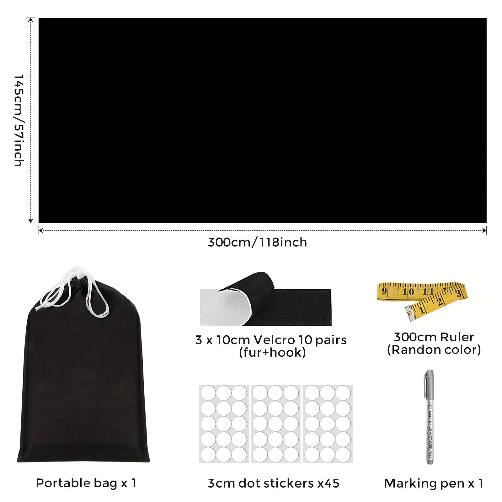 Blackout Curtain Panel, Portable UV Block Window Shade for RV Bedroom