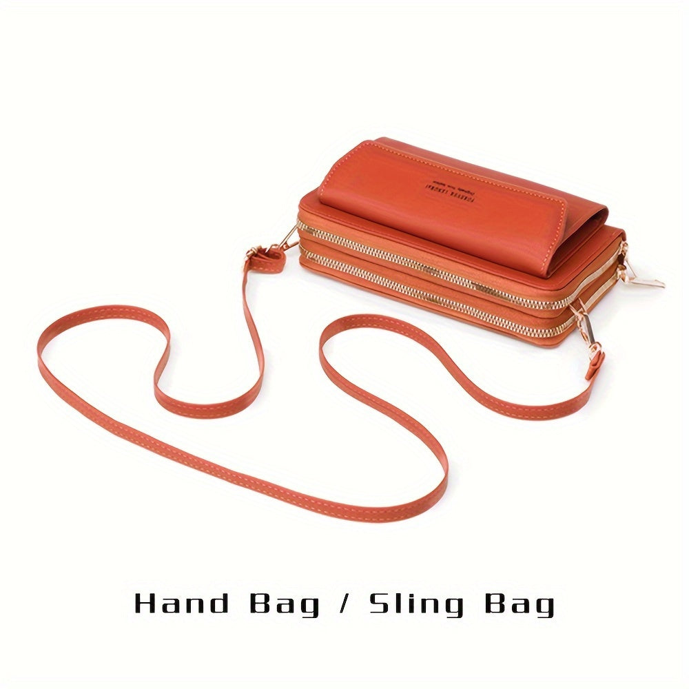 Women's Crossbody Bag with Large Capacity Adjustable Strap Card Holder Phone Pouch Lightweight