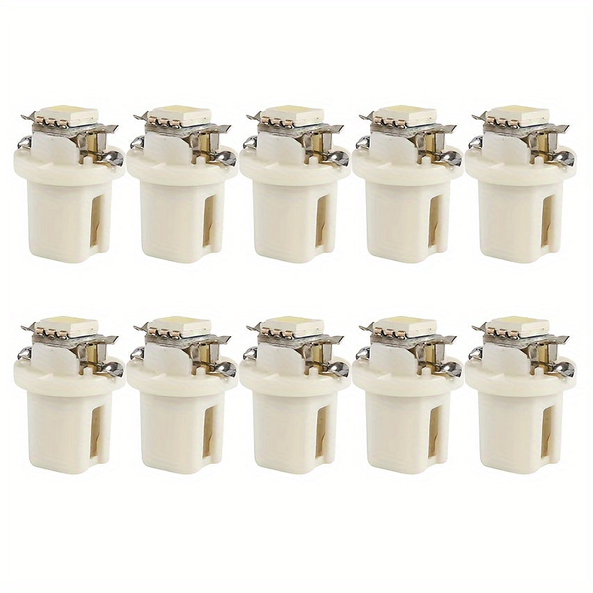 10 dona Avtomobil paneli LED chiroqlari 12V Ko'p rangli ichki indikator