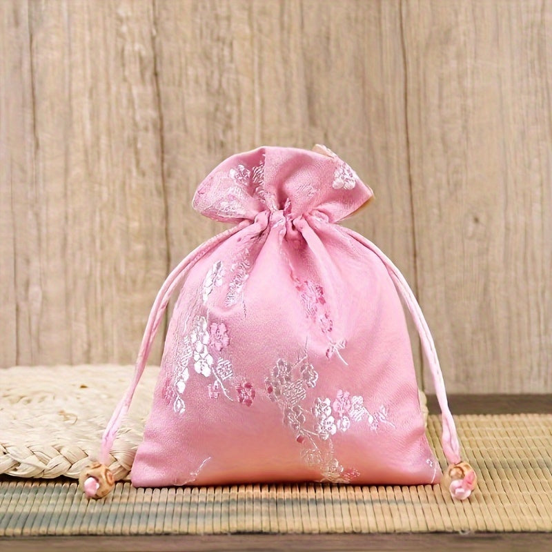 Vintage Jewelry Bags Small Cloth Bags with Chinese Style Design for Home Decor Gifts