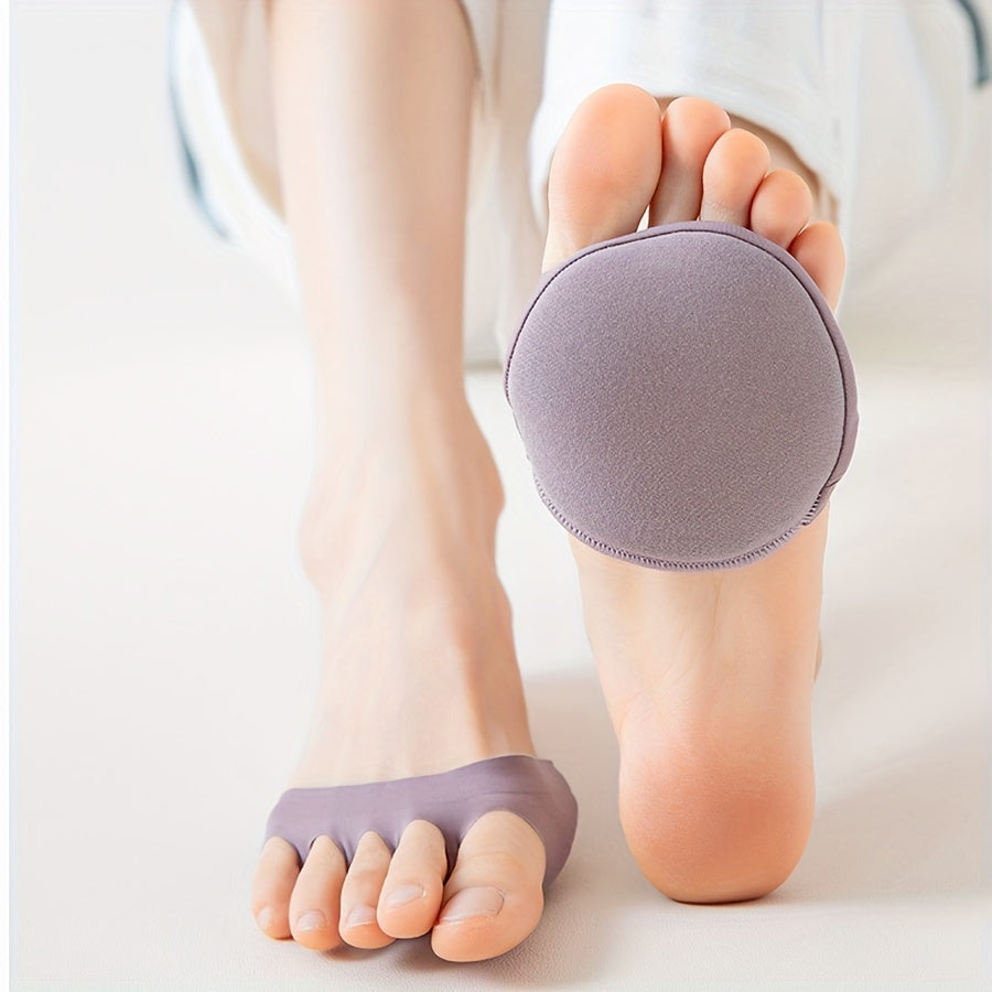 Women's Foam Forefoot Cushions Half-Size Anti-Wear Foot Pads, Comfortable Shoe Inserts