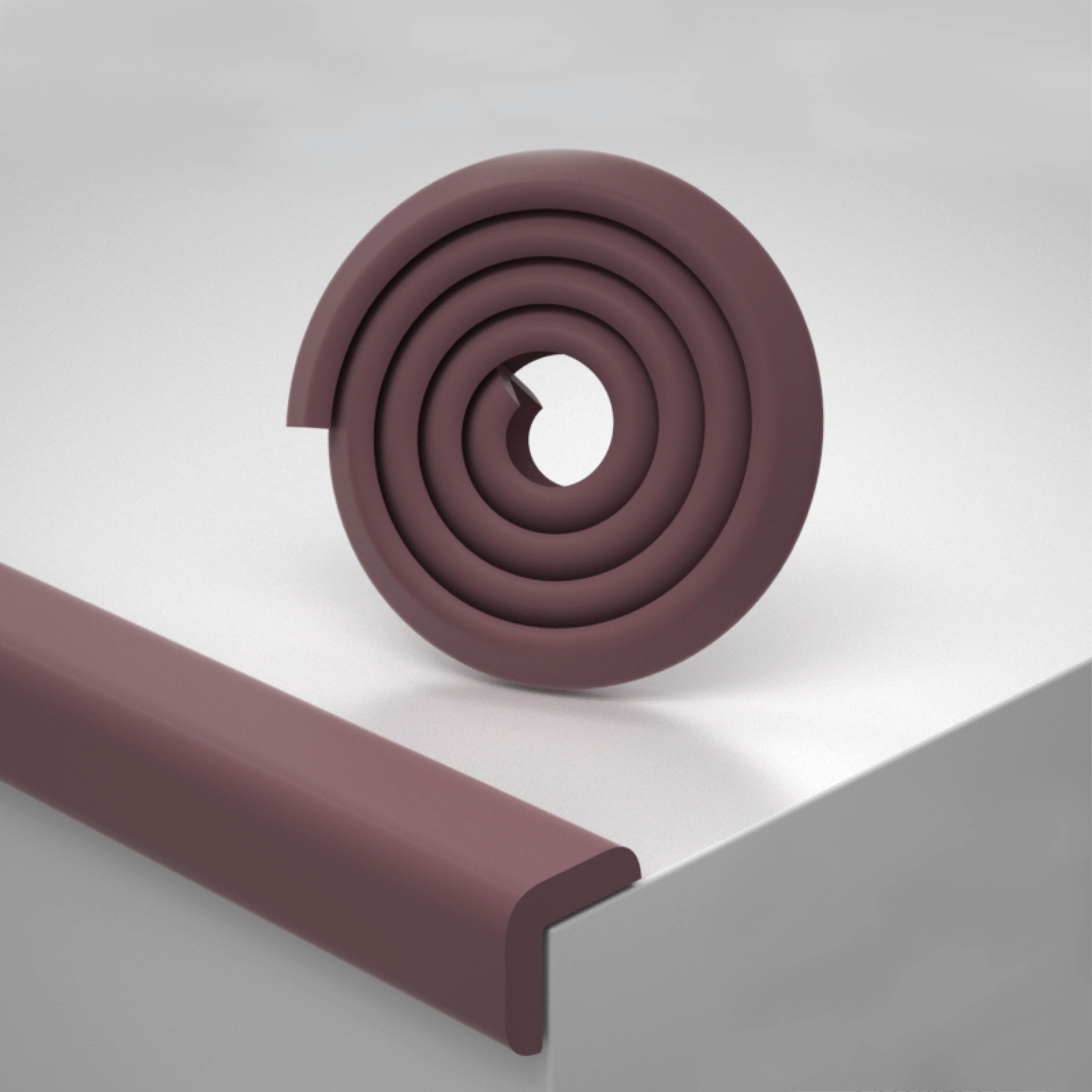 Child Safety Corner Bumpers Edge Protectors Nitrile Foam Gray Pink Ivory White