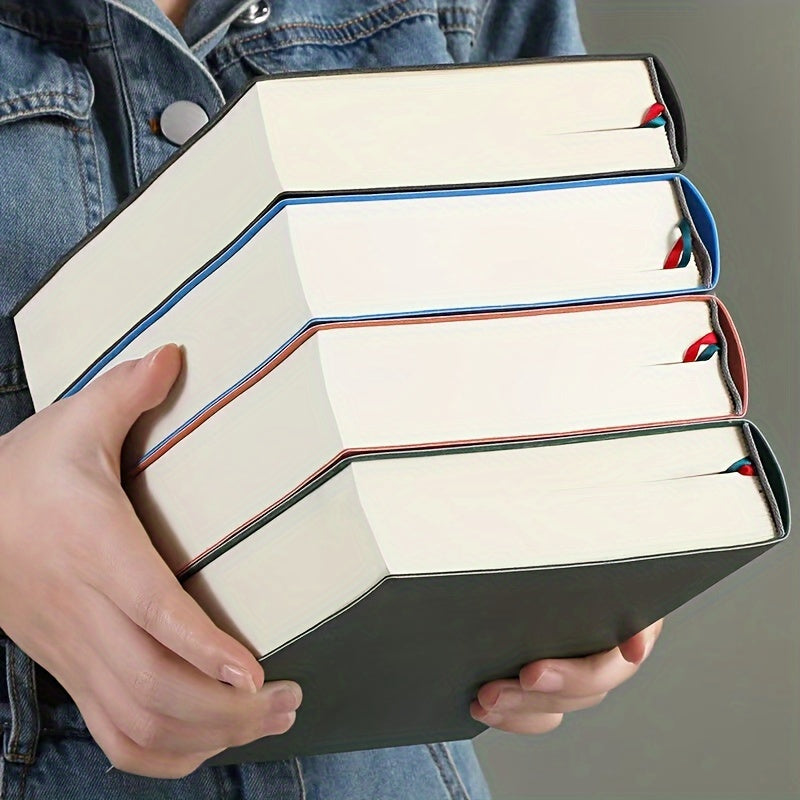 A5 Faux Leather Notebook 760 Pages Minimalist Soft Cover Sketch Doodle College Adults