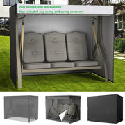 Outdoor Sun Protection Cover Polyester Taffeta Zipper Drawstring Black