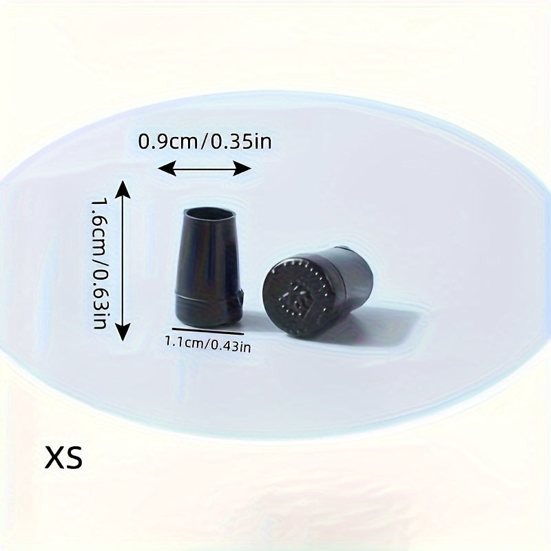 Women's Plastic Heel Covers for High Heels Silent Anti-Slip Noise Reduction in 4 Sizes