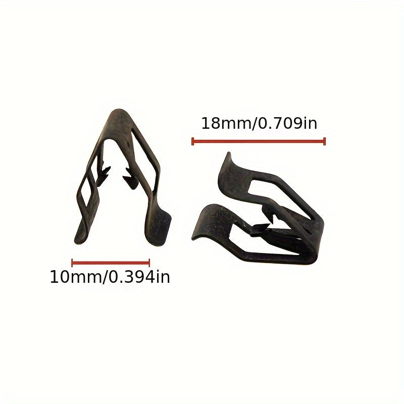 20pcs Universal Metal Dashboard Clips for Cars Repair Replace Fixer