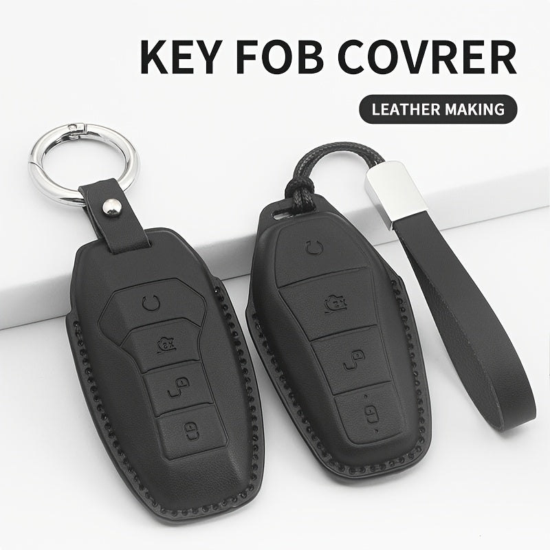 PU Leather Key Case for 25 Car Models Compatible with D9 Z9 Seagull