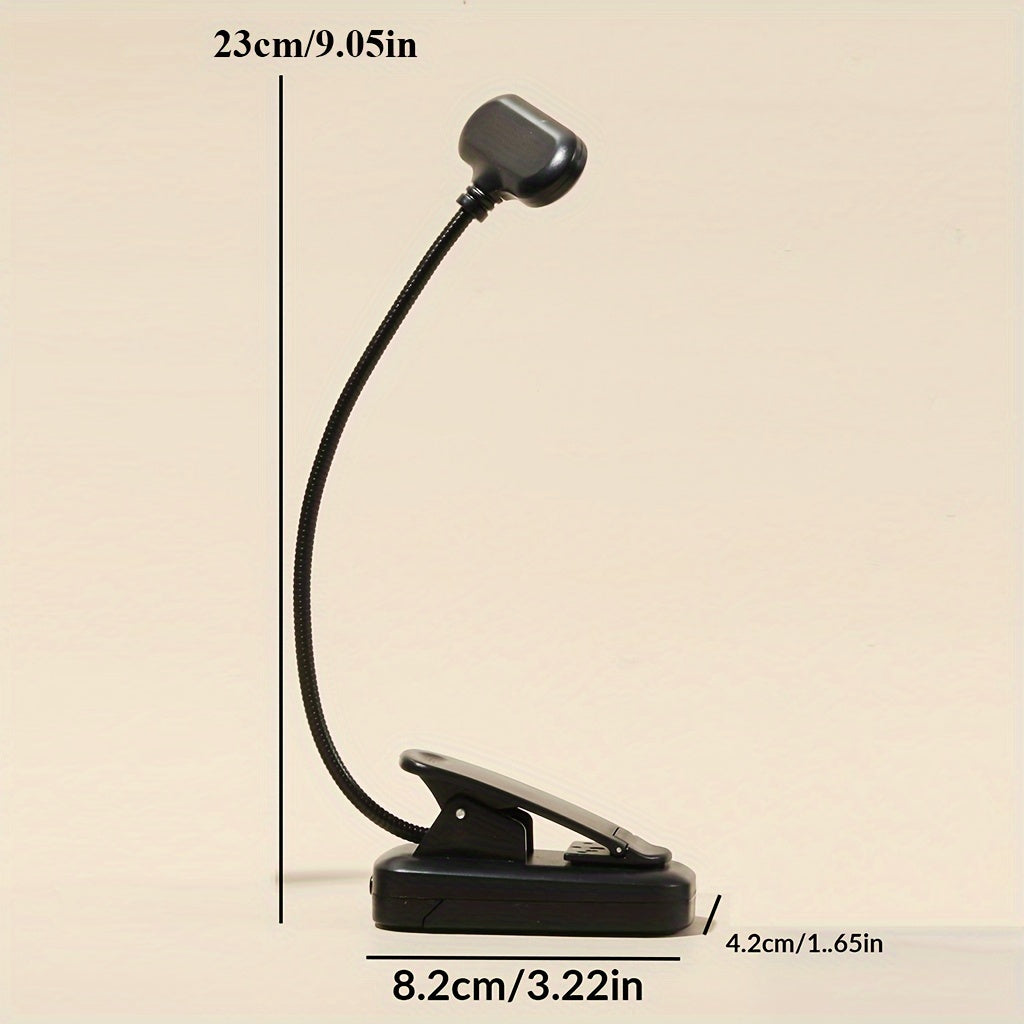 Adjustable Clip-On Book Light for Reading and Camping