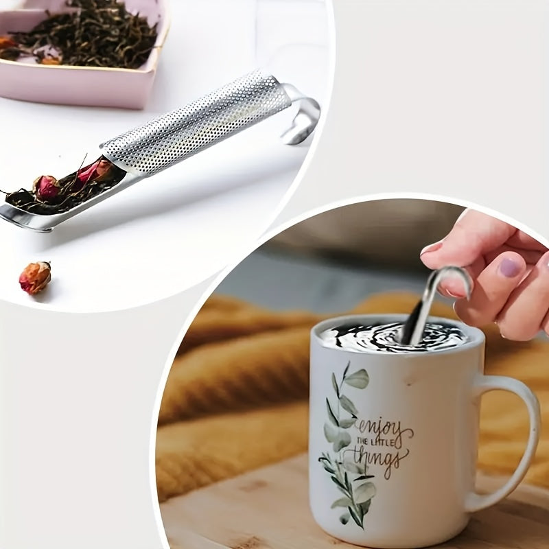 Stainless Steel Tea Infuser Long-Handle Tea Strainer for Loose Tea and Spices