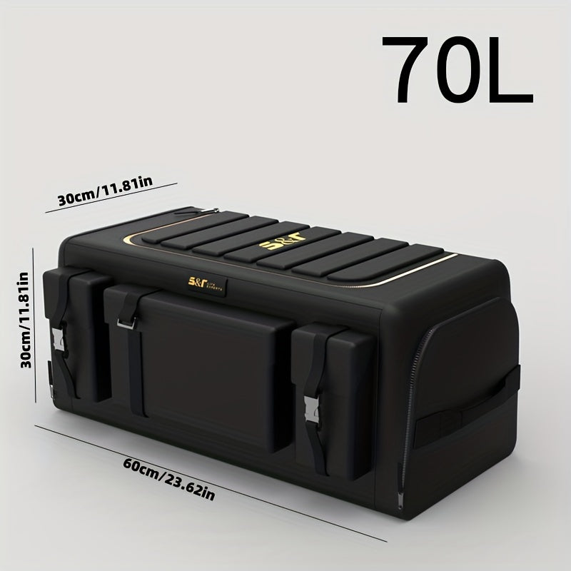 Car Trunk Organizer Foldable Multi-Compartment Car SUV Storage Box