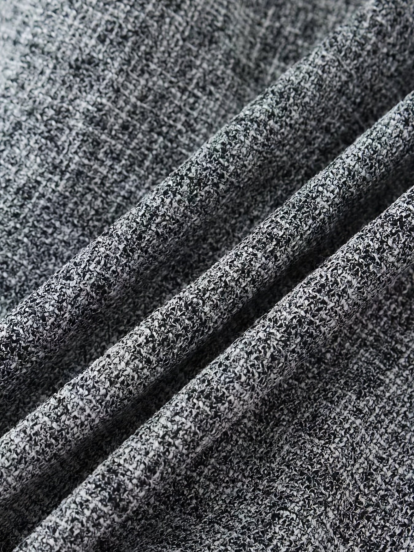 Men's Casual Suit Jacket Slim Fit Stand Collar Polyester Solid Color Regular Fit for Spring Autumn