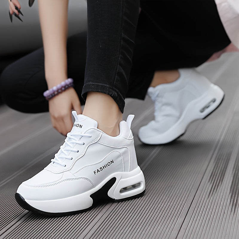 Women’s Fashion Sneakers Low Top Breathable Fabric Casual Running Shoes