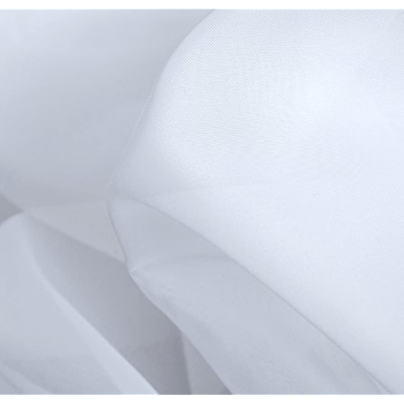 Cortinas de voile transparente blancas 54x84 pulgadas con bolsillo para barra para cocina, dormitorio, sala de estar