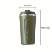 17oz Stainless Steel Insulated Coffee Mug with Temperature Display for Hot Cold Drinks