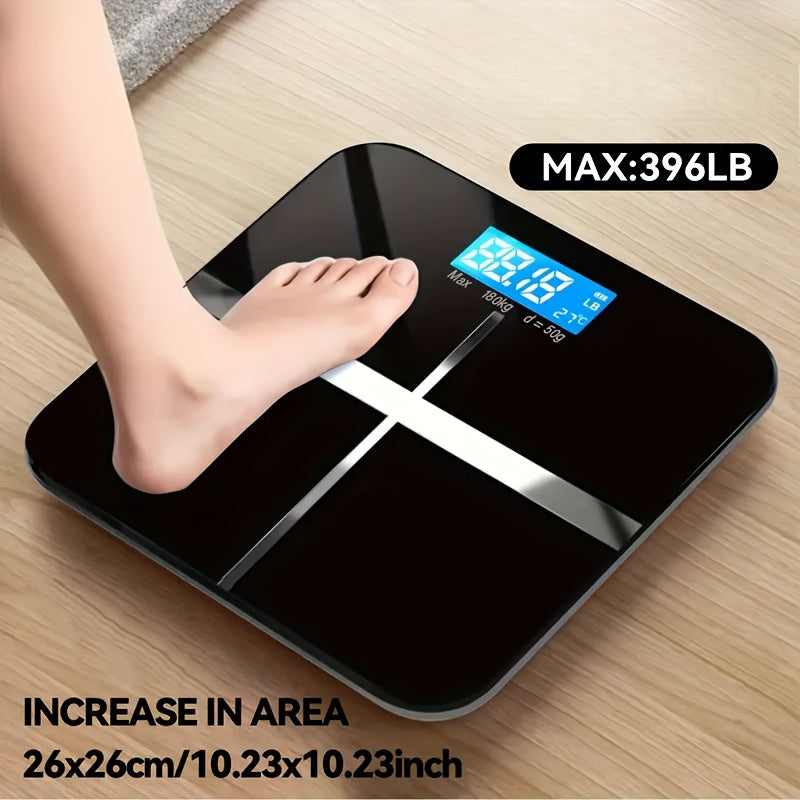 Digital Bathroom Scale Wide Platform Large Display Accurate Safe Max Weight