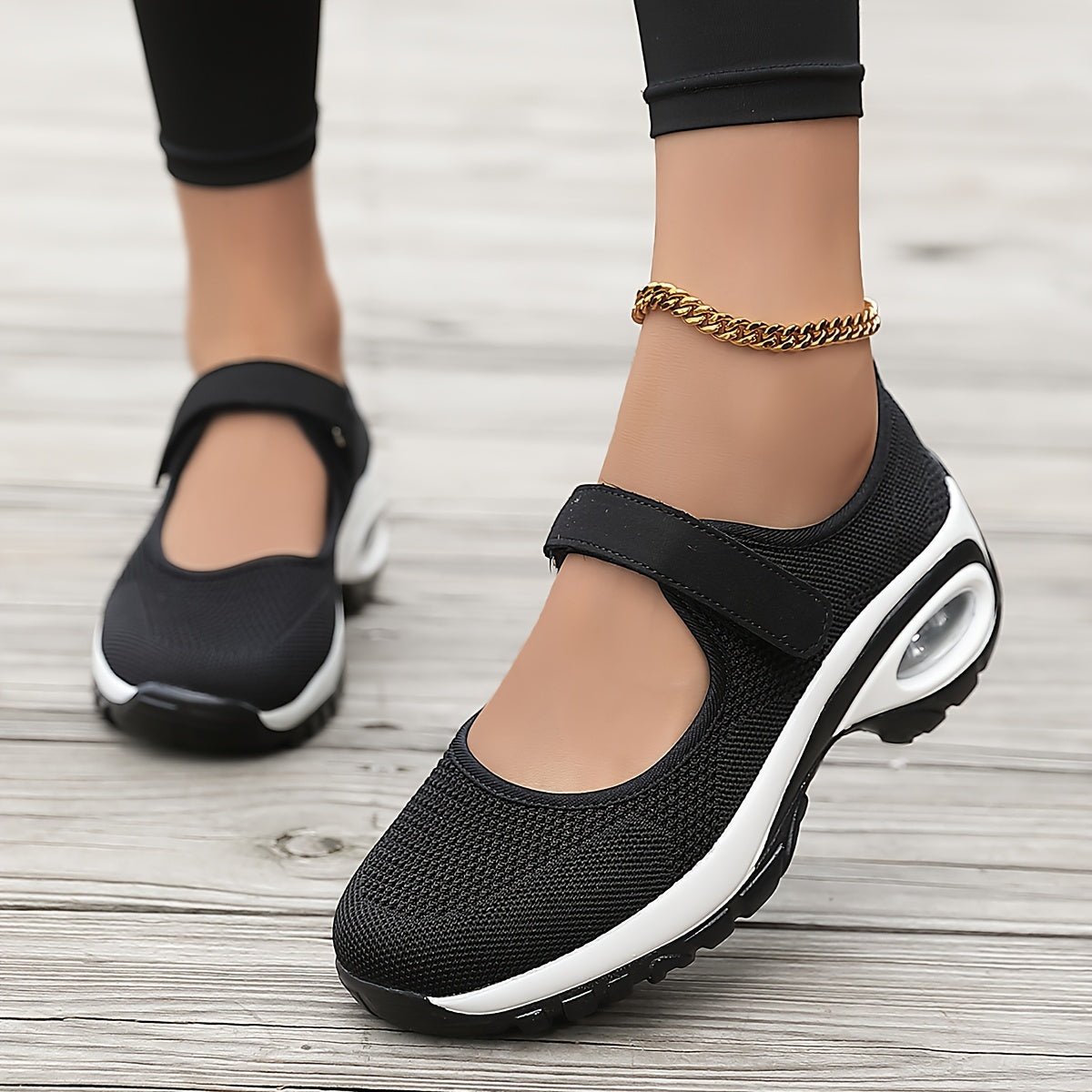 Women's Mesh Wedge Sneakers Breathable Cushion Walking Shoes Plus Size