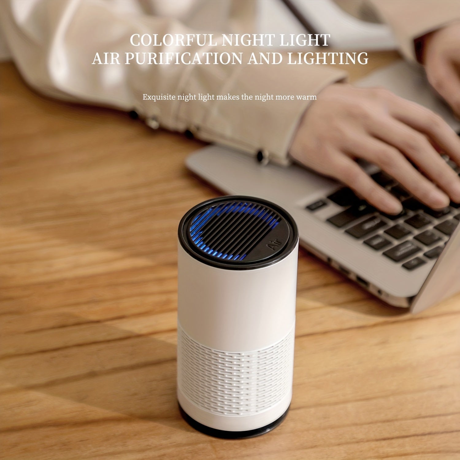 True HEPA Air Purifier for Home Office Car Eliminates 99.97 Dust Odors Allergens with Color Indicators