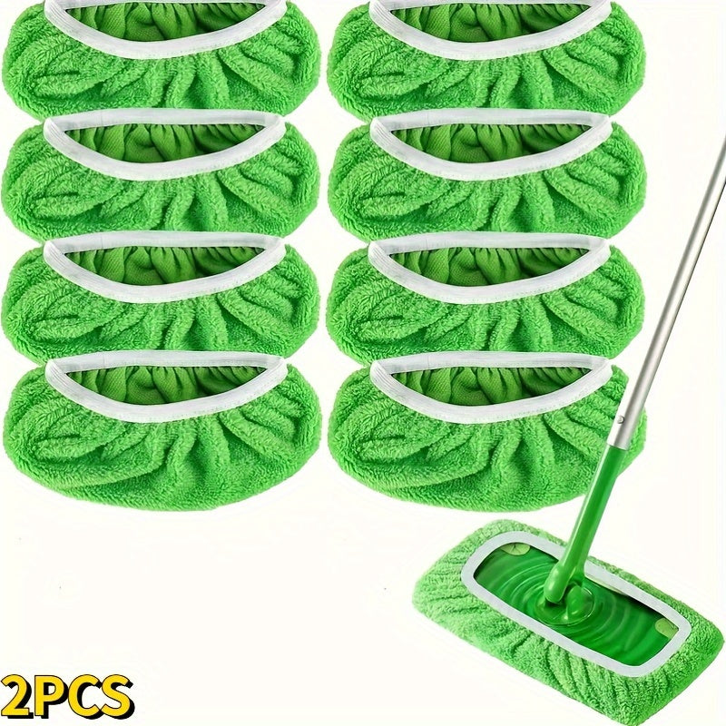 Reusable Mop Replacement Pads Set of 2, 4, or 8, Washable and Absorbent