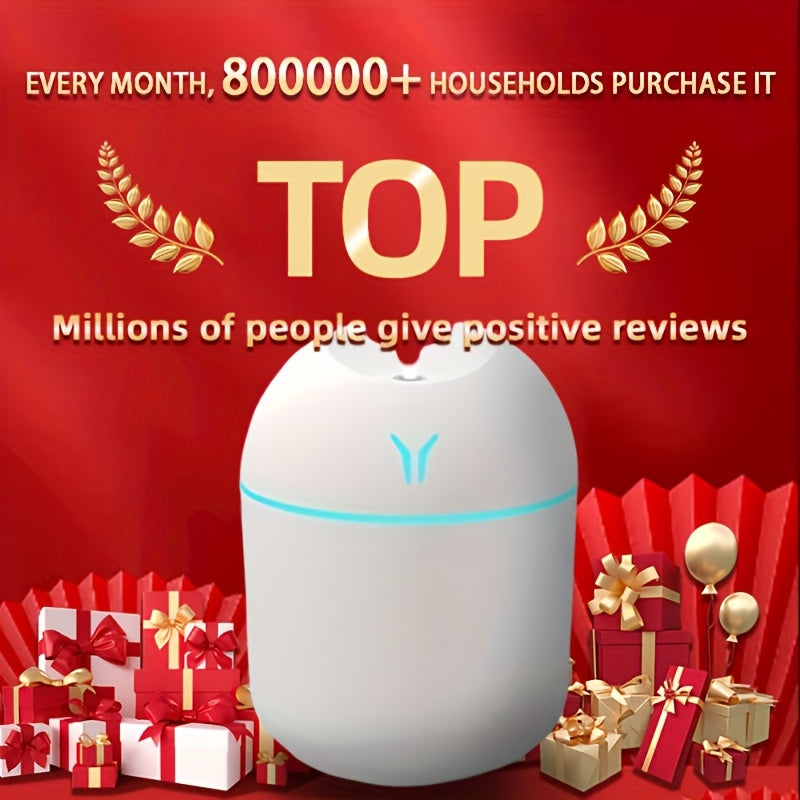Large Capacity USB Humidifier with Essential Oil Diffuser Silent Night Light