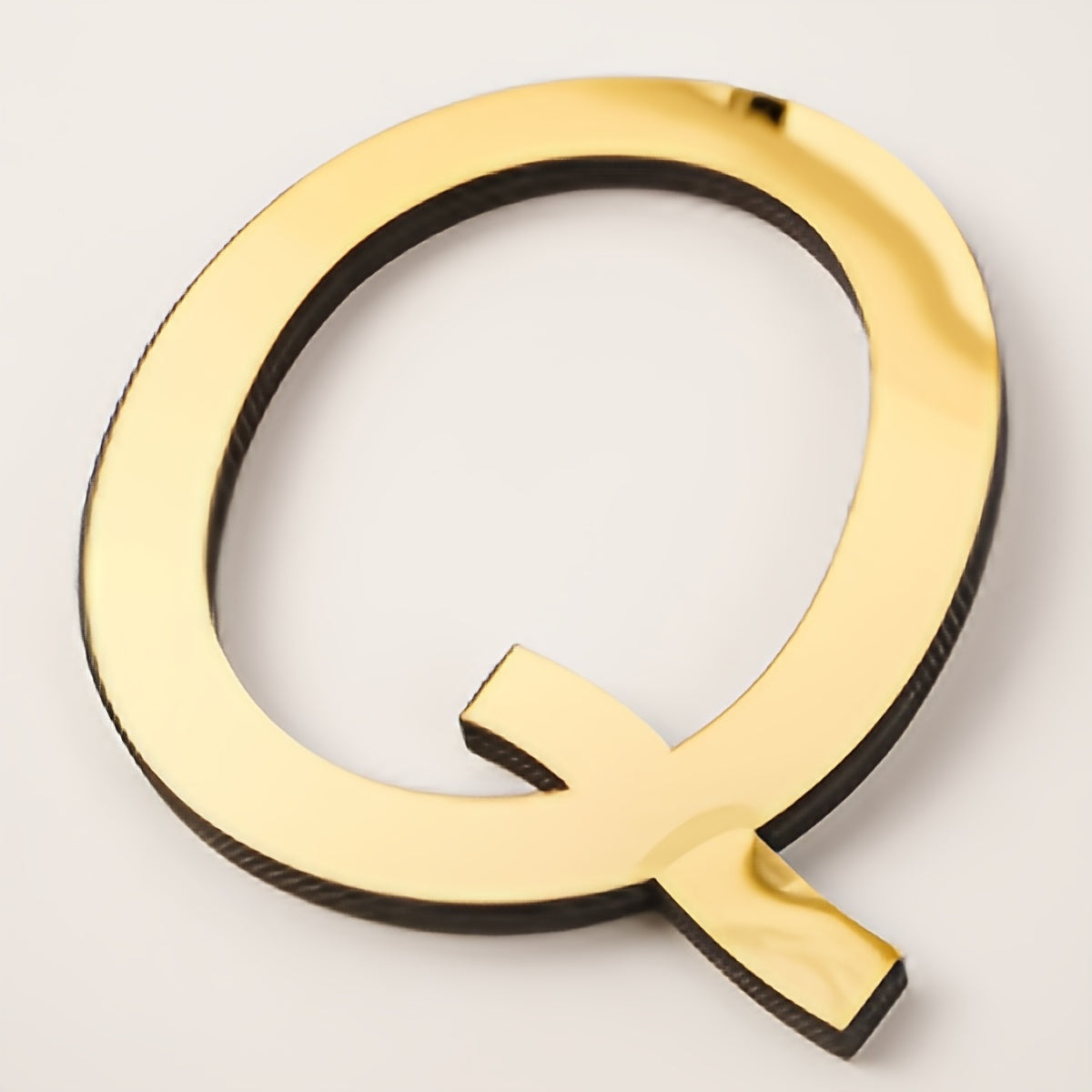 3D Acrylic Mirror Wall Decals Alphabet Stickers Gold Silver Self-Adhesive Modern Home Decor