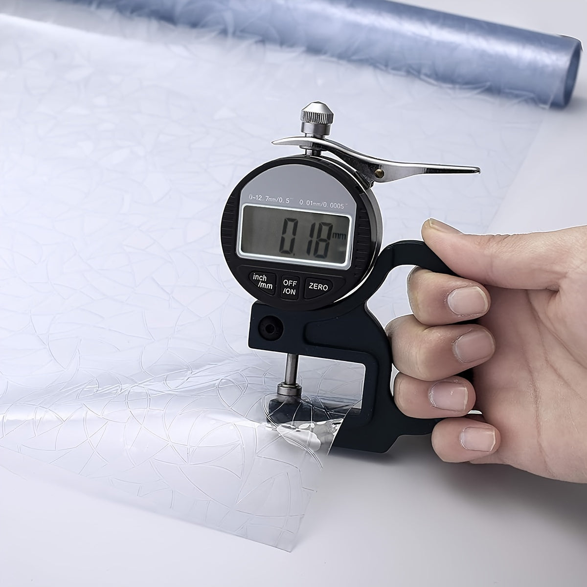 Retro Frosted Crescent Rainbow Pattern PVC Window Film 7mil Static Cling Privacy Decor