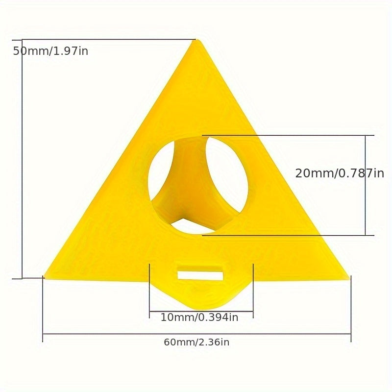 10 Pcs Plastic Paint Tray Stands Triangle Painting Support Blocks for Artists