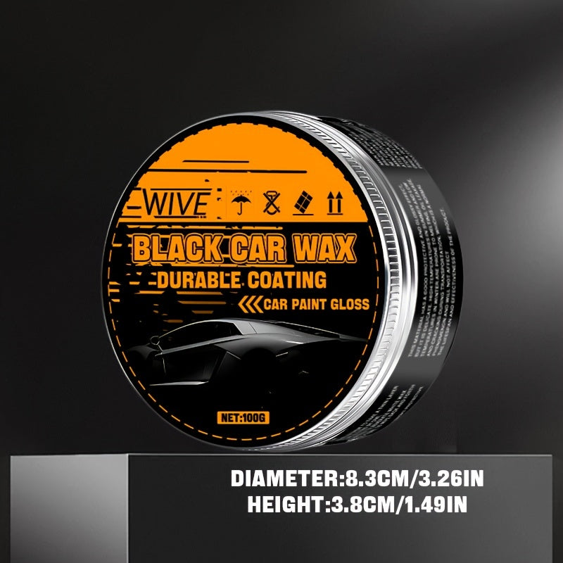 Black Car Wax Paste Ceramic Coating for High Gloss Shine Scratch Resistance