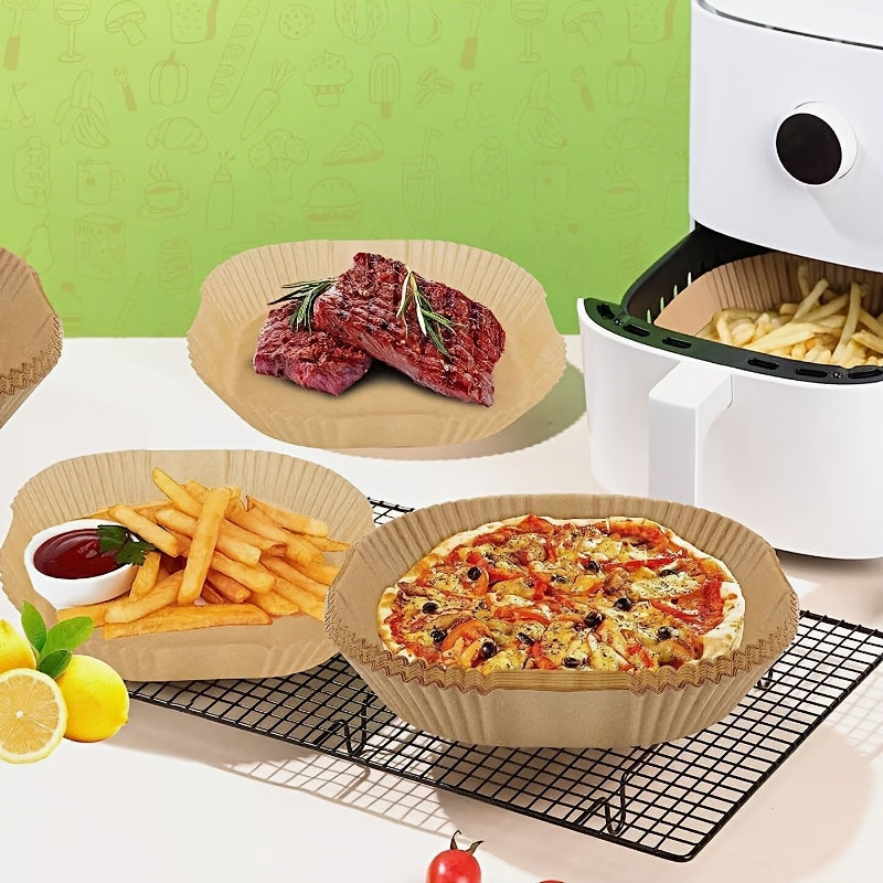 Kitchen Tool with 200 Air Fryer Liners for Baking Frying and Cooking