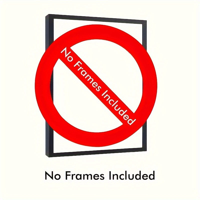 Unframed Canvas Wall Art Movie Character Art Deco Ink Poster for Living Room Bedroom Office