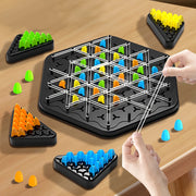 Triangular Strategy Board Game for 2-4 Players Family Party Gift