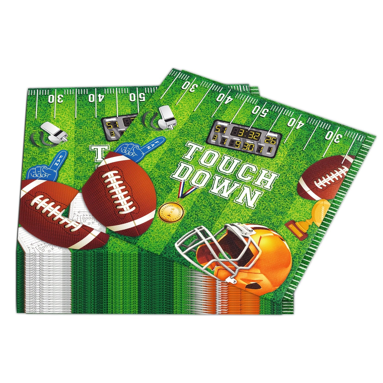 Servilletas temáticas de fútbol para eventos deportivos y fiestas Pack de 20