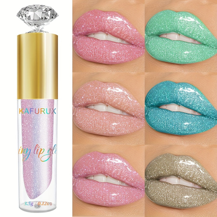 Women's Waterproof Lip Glaze Non-Sticky Pearlescent Shine Vibrant Colors