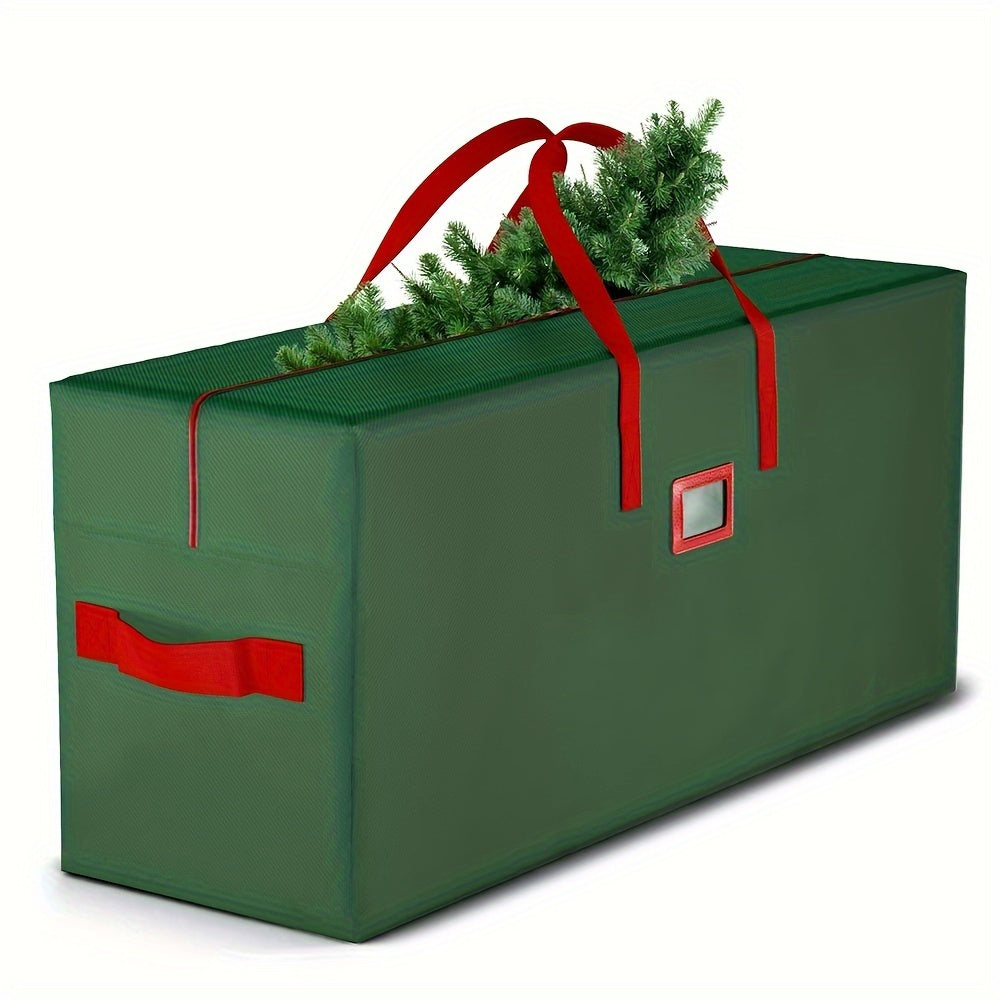 Gran bolsa de almacenamiento impermeable para árbol de Navidad que cabe hasta 274cm con cremalleras dobles