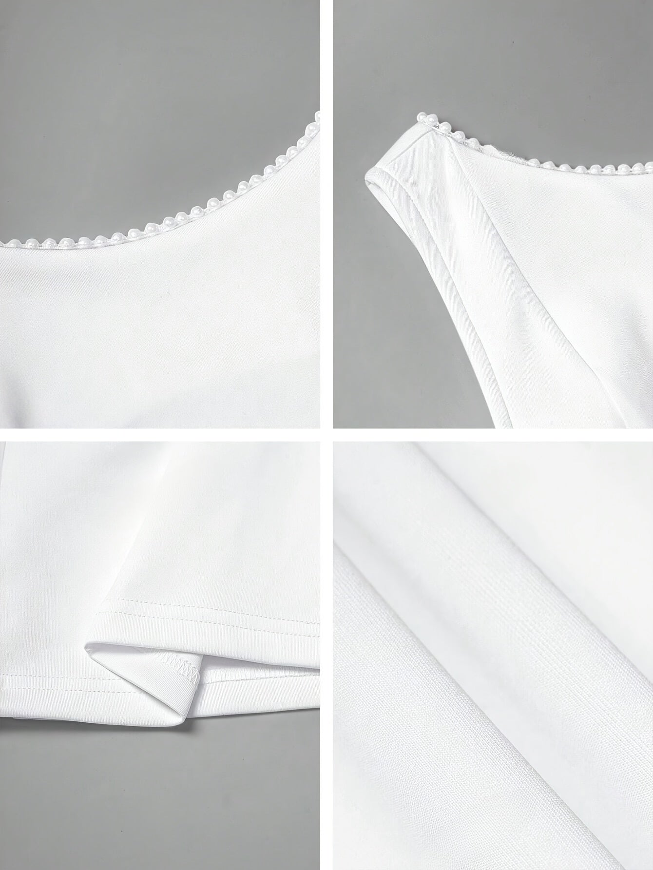 Plus Size Summer Sleeveless Evening Dress with Bow Faux Pearl Embellishments