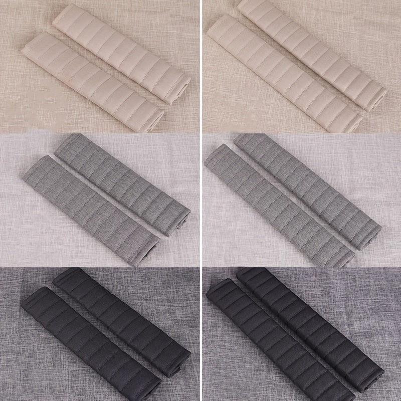 2pcs Car Seat Belt Shoulder Protectors Breathable Comfortably Lengthened