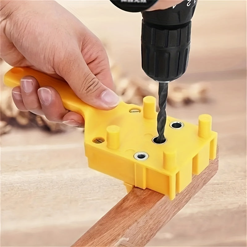 Handheld Drill Guide for Woodworking Dowelling Jig and Hole Saw Tools