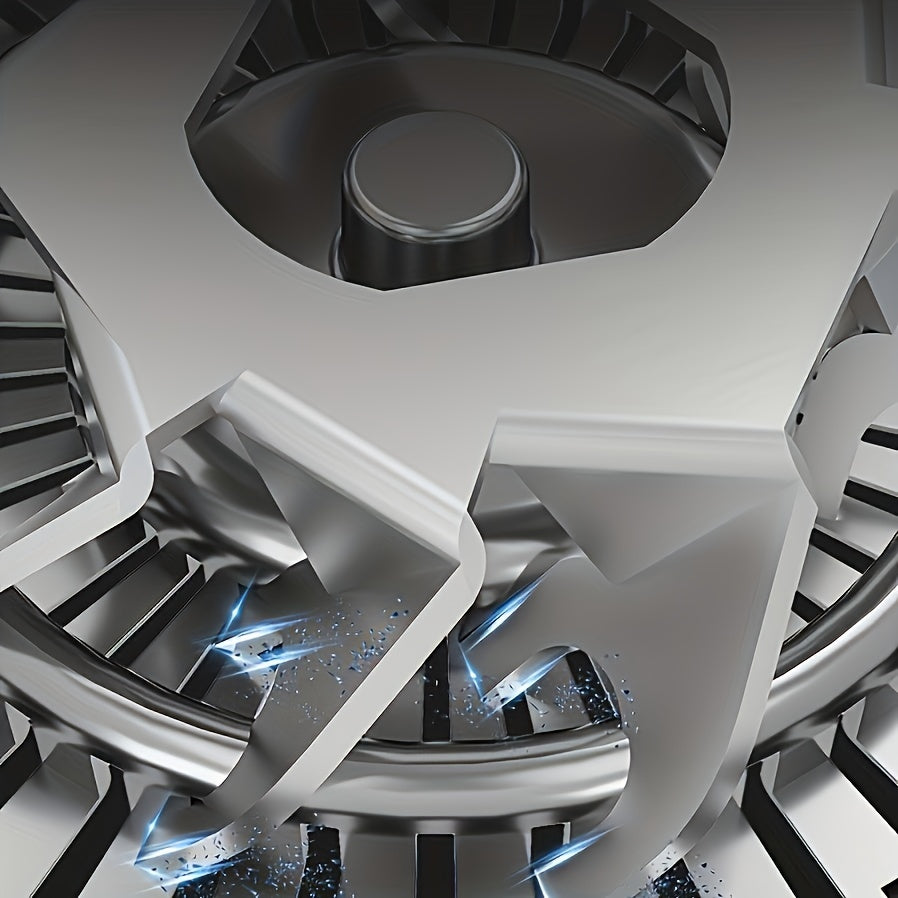 Cordless Bald Head Shaver 5 Rotary Blades LED Display Wet Dry Rechargeable Travel-Friendly