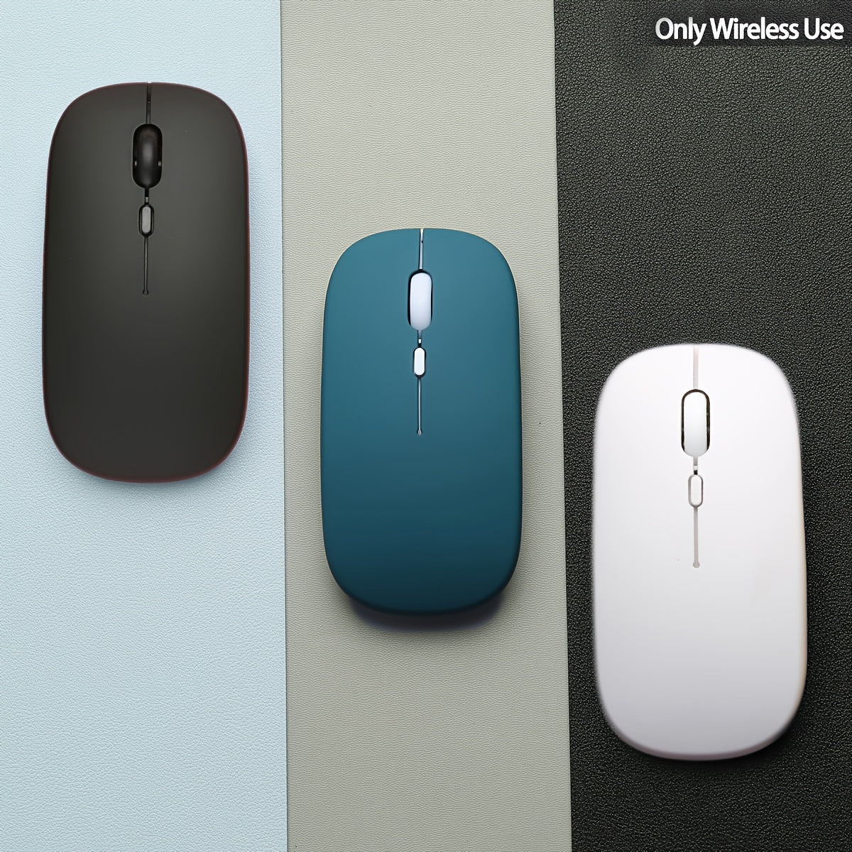 Wireless Ergonomic Slim Mouse for Gaming and Office Use Low Latency Windows 10 Compatible