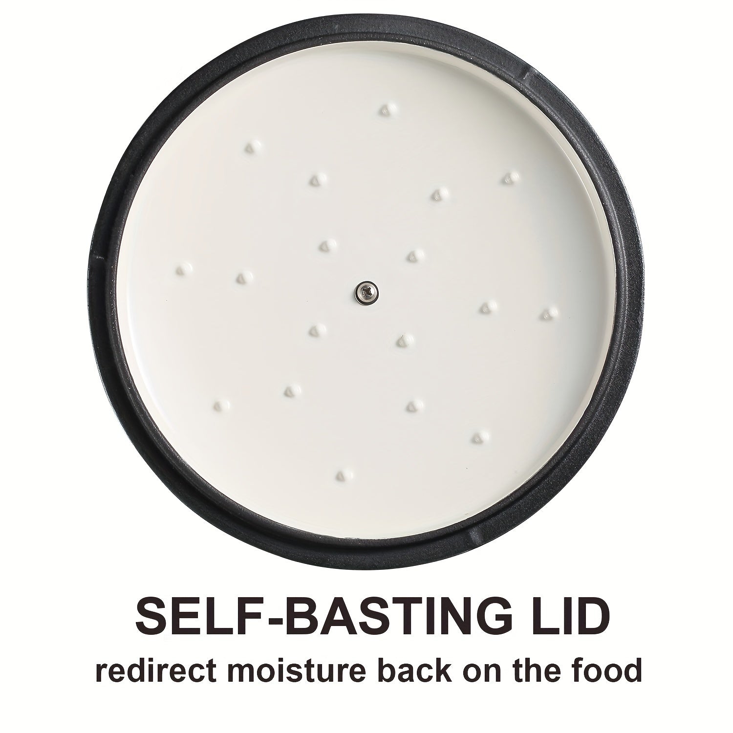 Turquoise Blue Enameled Cast Iron Dutch Oven 28.45cm for Cooking and Baking