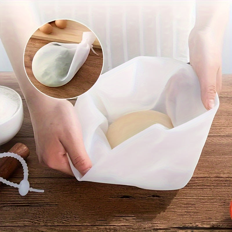 Silicone Kneading Bag for Dough Mixing and Storage, Food Safe, Reusable