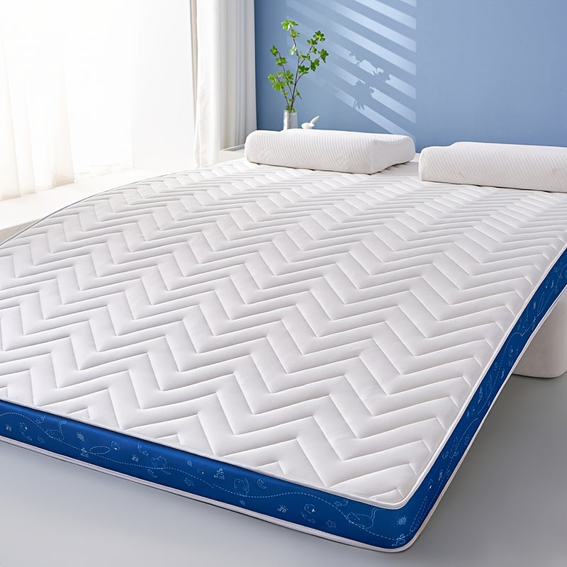 Orthopedic Latex Memory Foam Mattress Topper with Quilted Design Breathable Pressure Relief