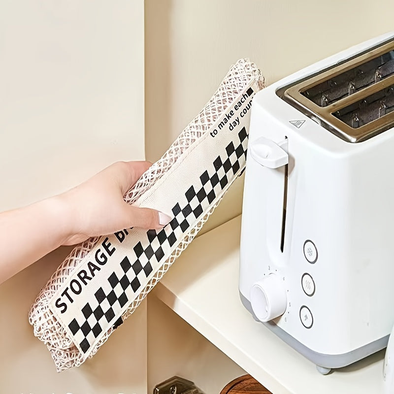 Large Capacity Mesh Storage Bag for Hanging Closet Organizer for Kitchen and Bedroom